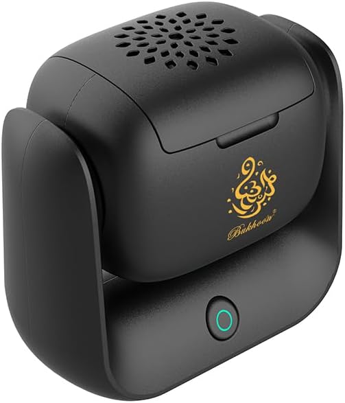 Rotational Electric Incense Burner – Automatic Bakhoor Burner with 360° Rotation | Smokeless, Elegant Home Fragrance Diffuser